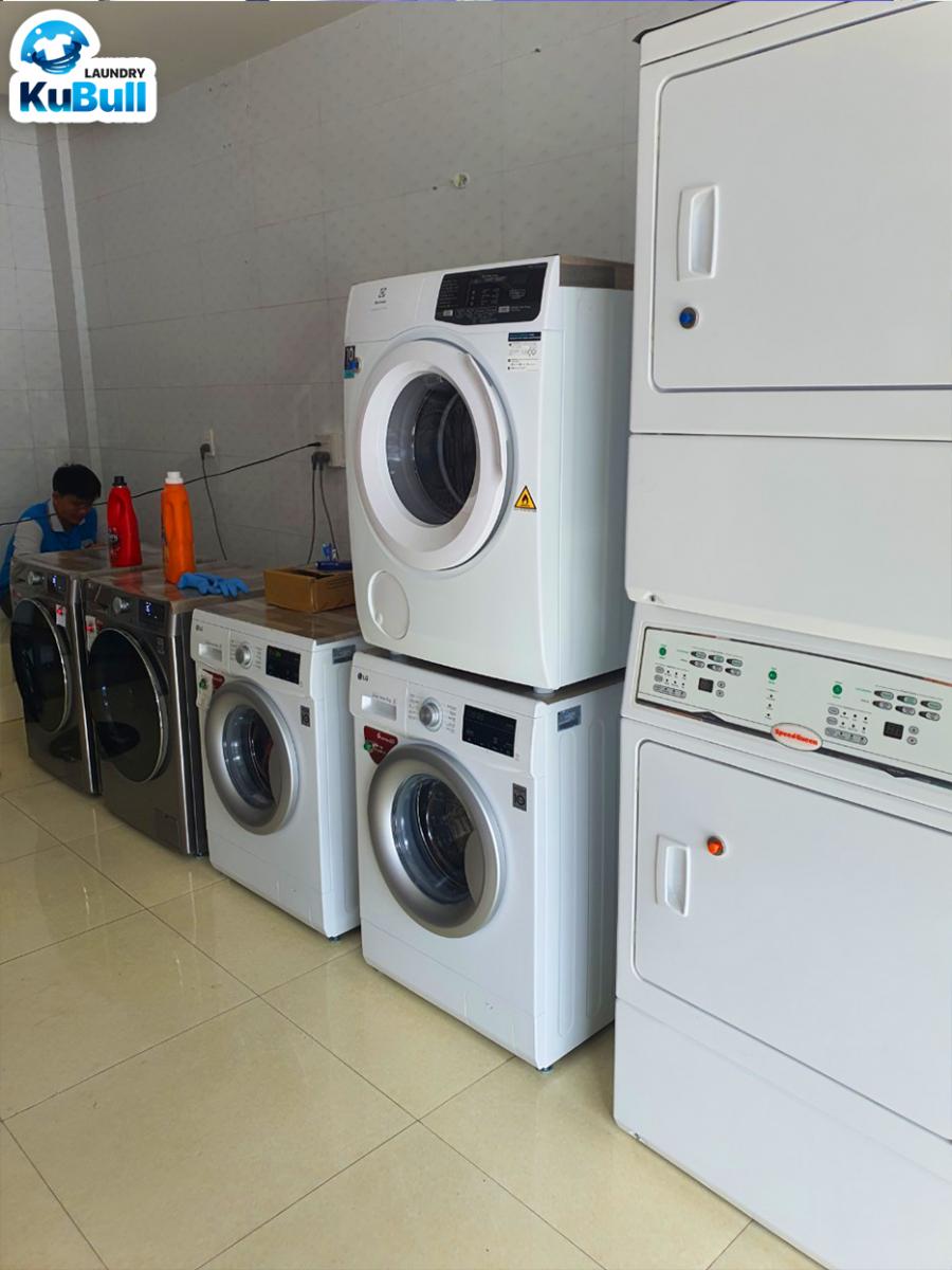 hệ thống máy giặt - máy sấy - máy hấp KuBull
