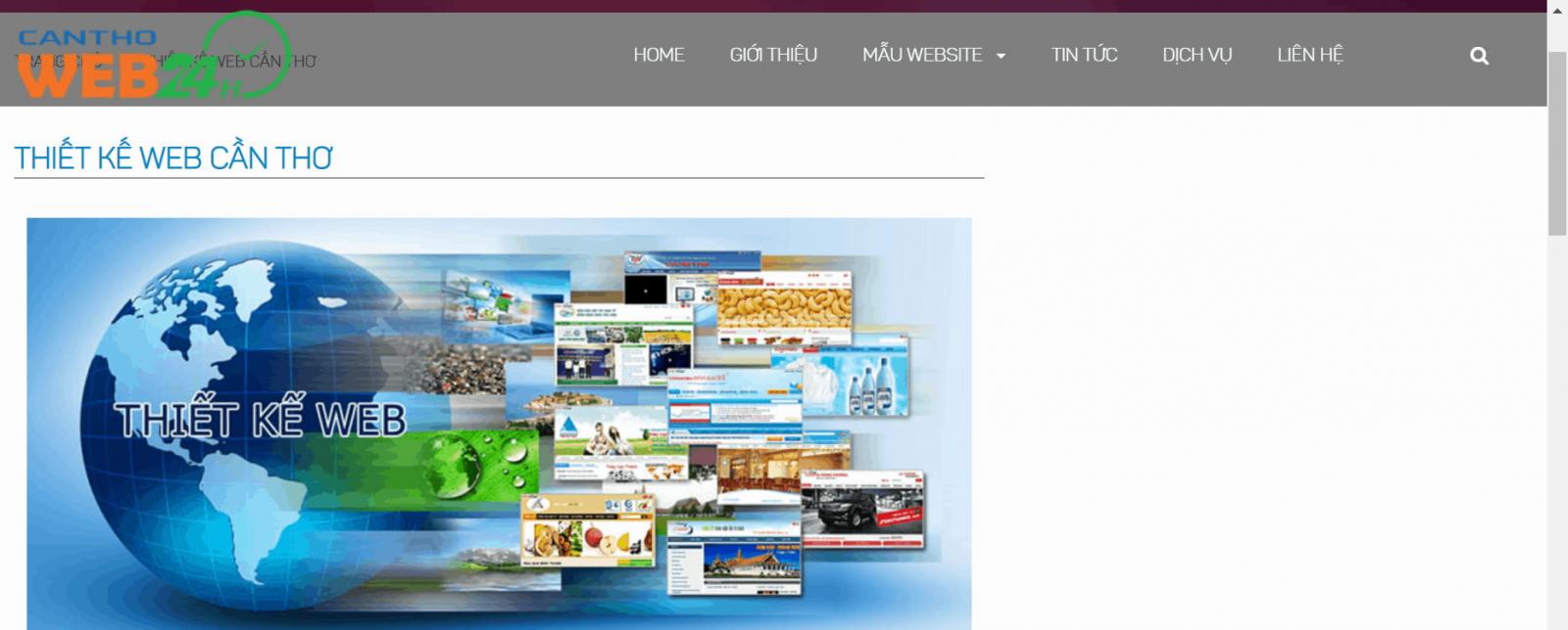Thiết kế Website Cần Thơ - Công ty thiết kế Web Cần Thơ 24h